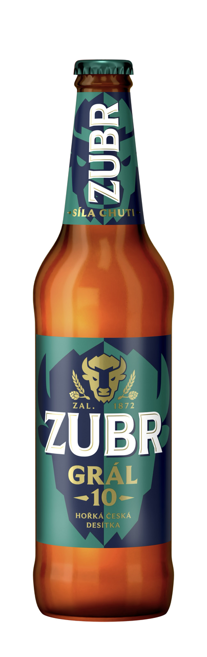 ZUBR Grál 10 20 x 500 ml vratná láhev