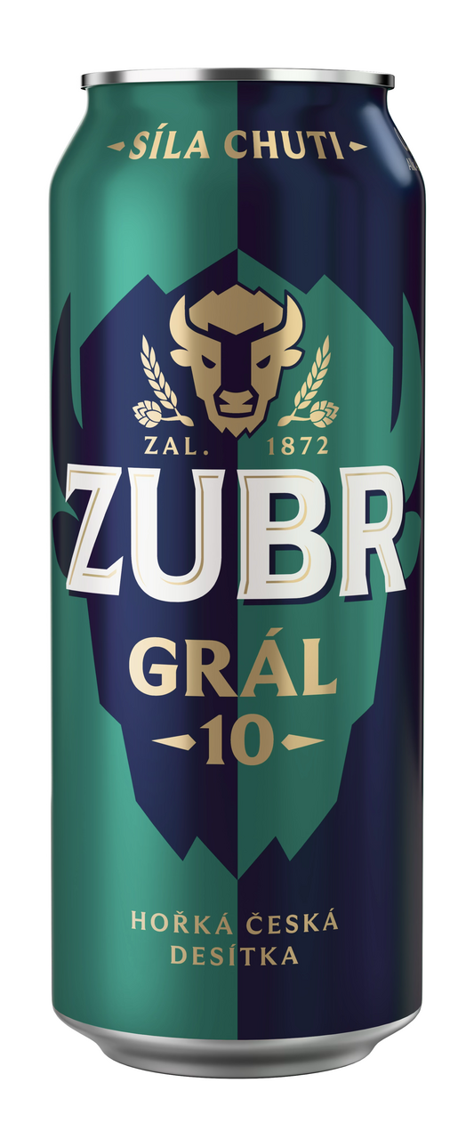 ZUBR Grál 10 500 ml plech