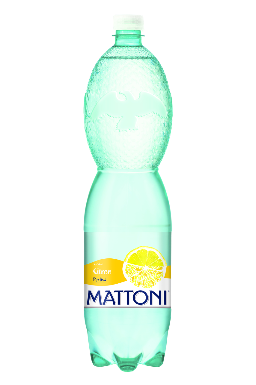 MATTONI Voda minerální perlivá citron 6 x 1,5 l
