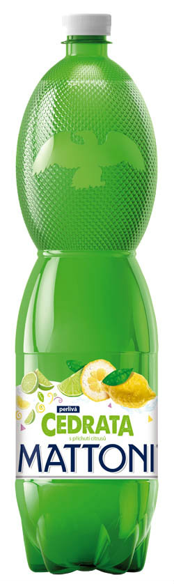 MATTONI Cedrata Voda minerální perlivá s příchutí citrusů 1,5 l