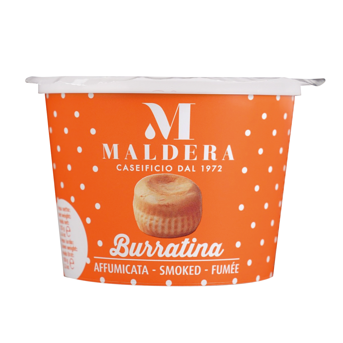 MALDERA Burrata uzená chlaz. 125 g