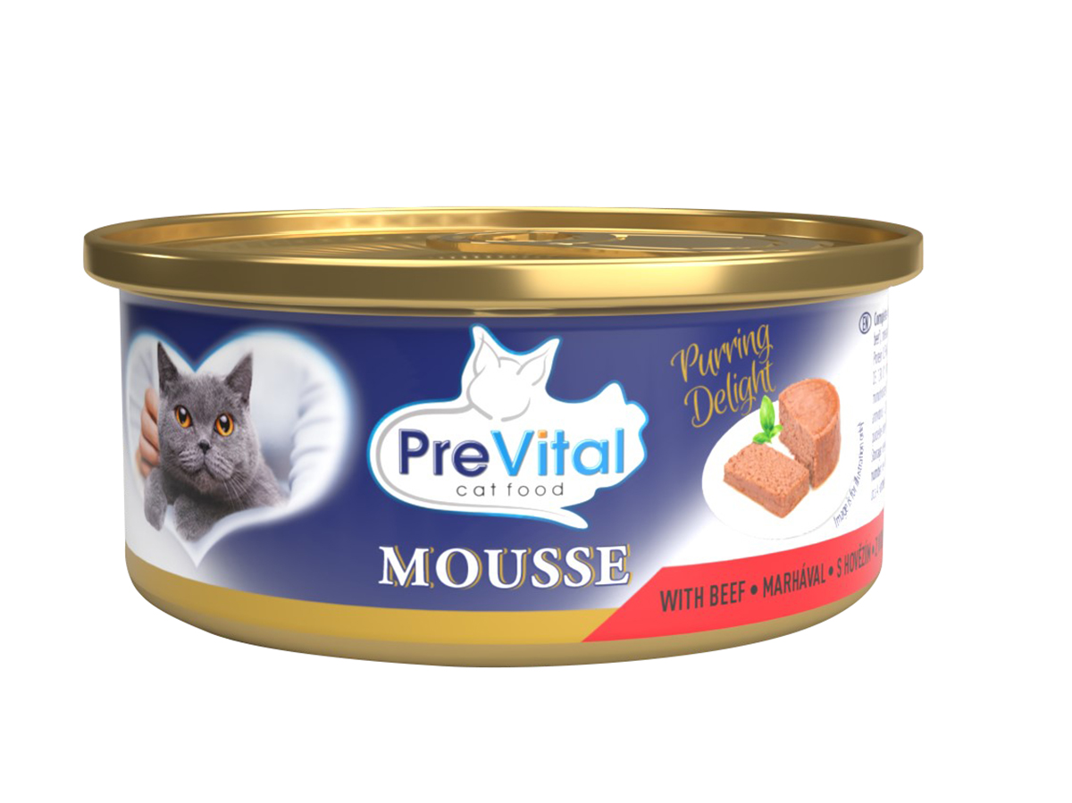 PreVital Hovězí konzerva pro kočky 85 g