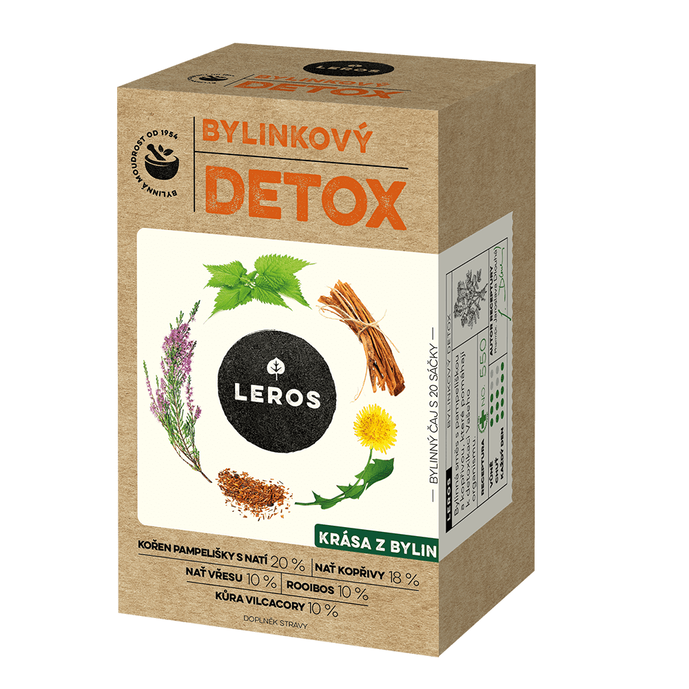 Leros Čaj bylinkový detox  20 x 1,5 g