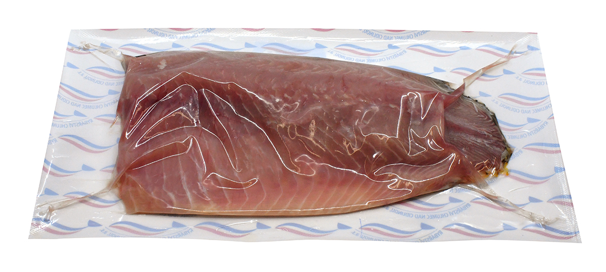 Kapr filet s kůží vakuum chlaz.