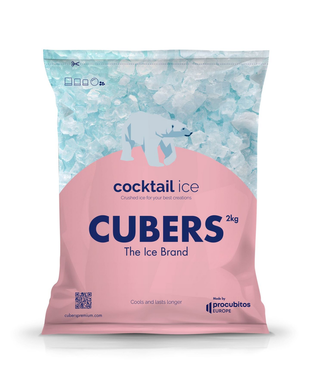Cubers ledová drť 2 kg