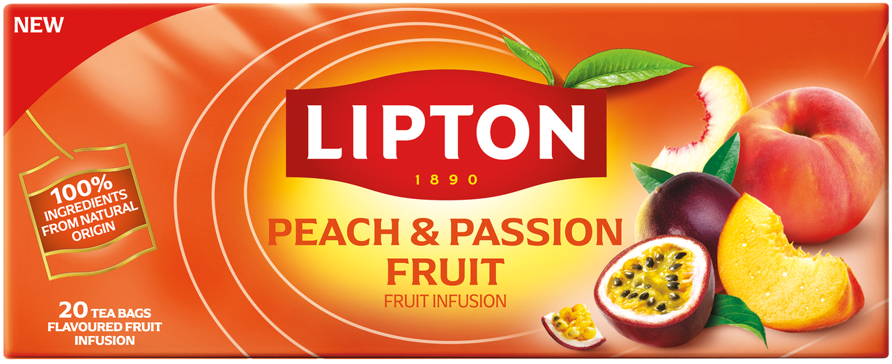 Lipton Čaj broskev maracuja 20 x 2 g