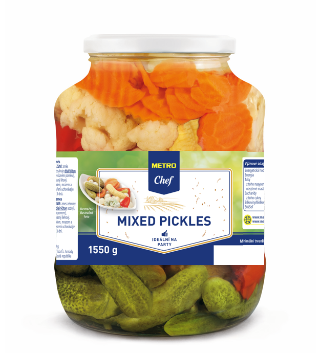 METRO Chef Mixed Pickles 1550 g