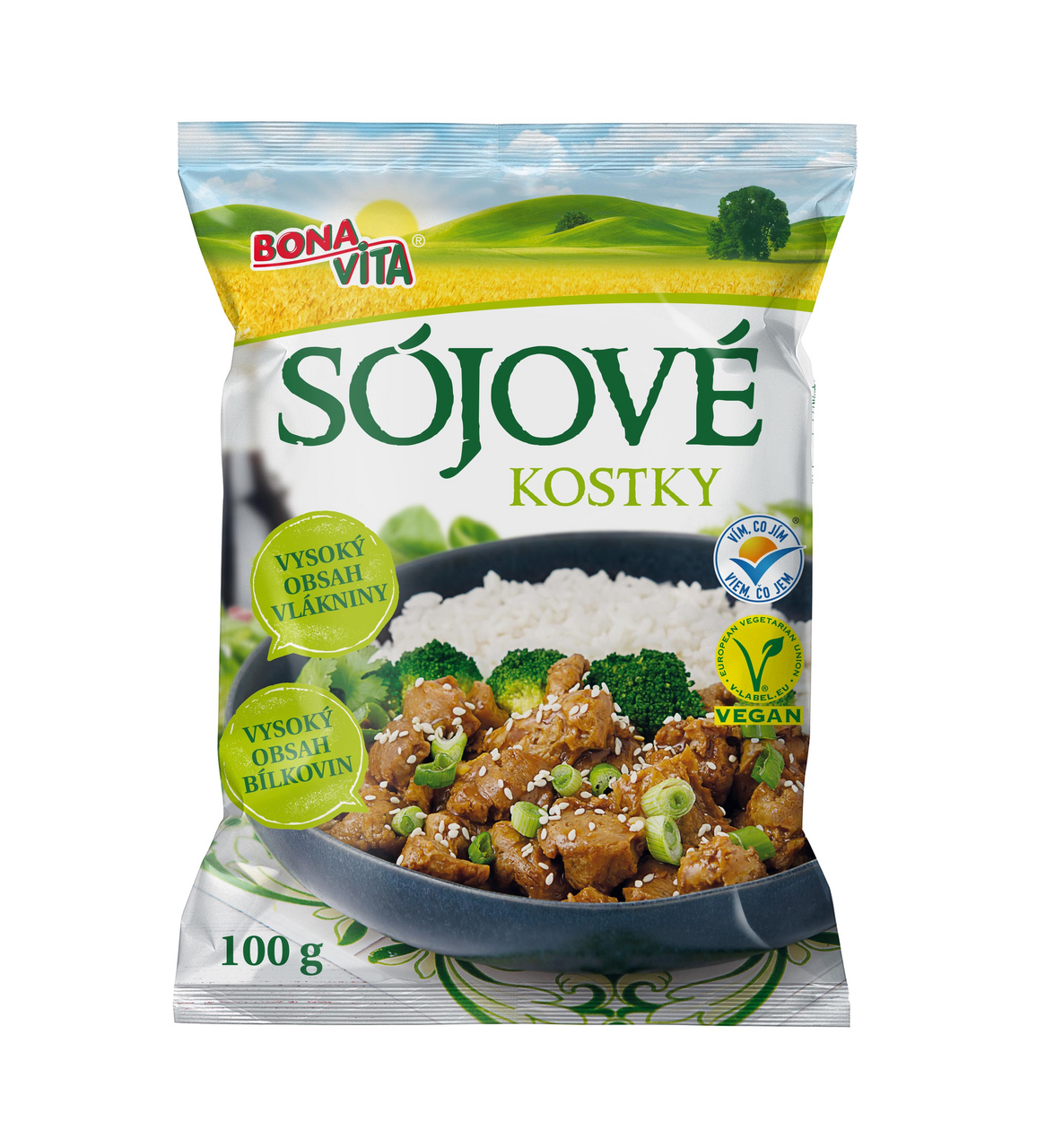 Bonavita Sojové kostky 30 x 100 g