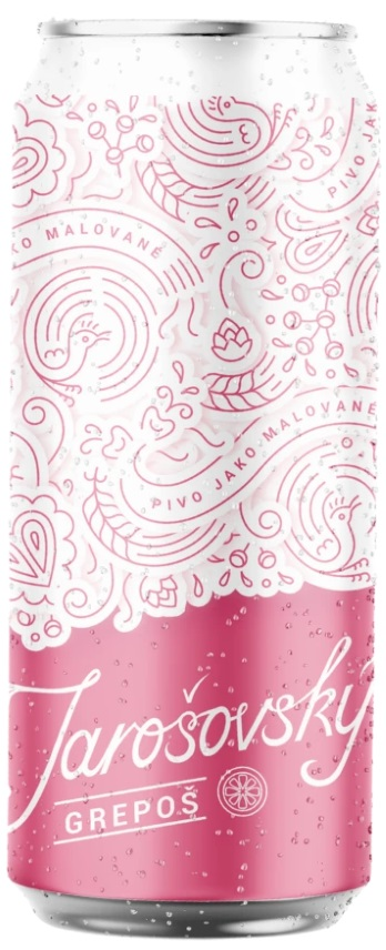 Jarošovský grepoš 500 ml plech
