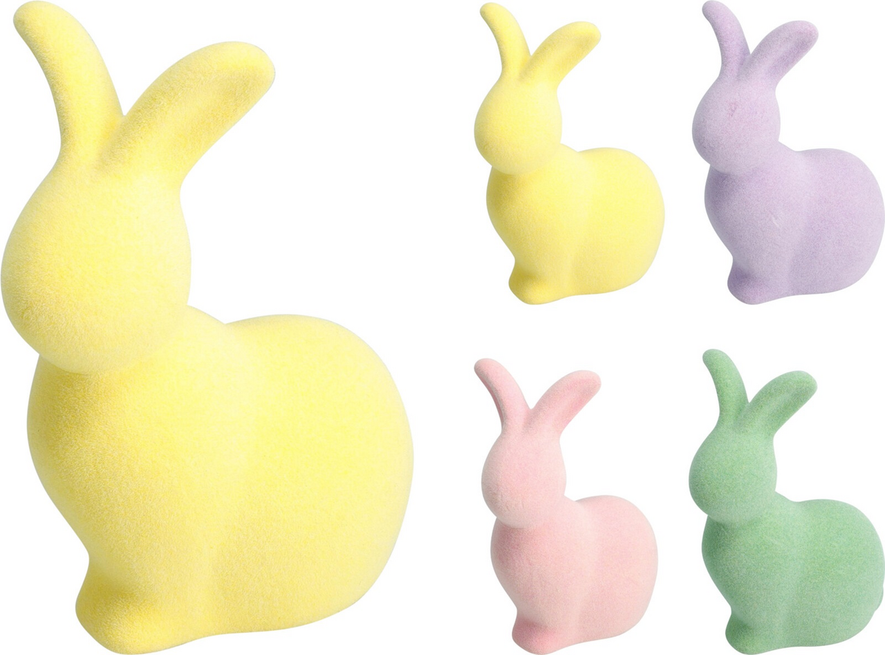 Zajíc sedící 10 x 14 cm 4ASS 1 ks