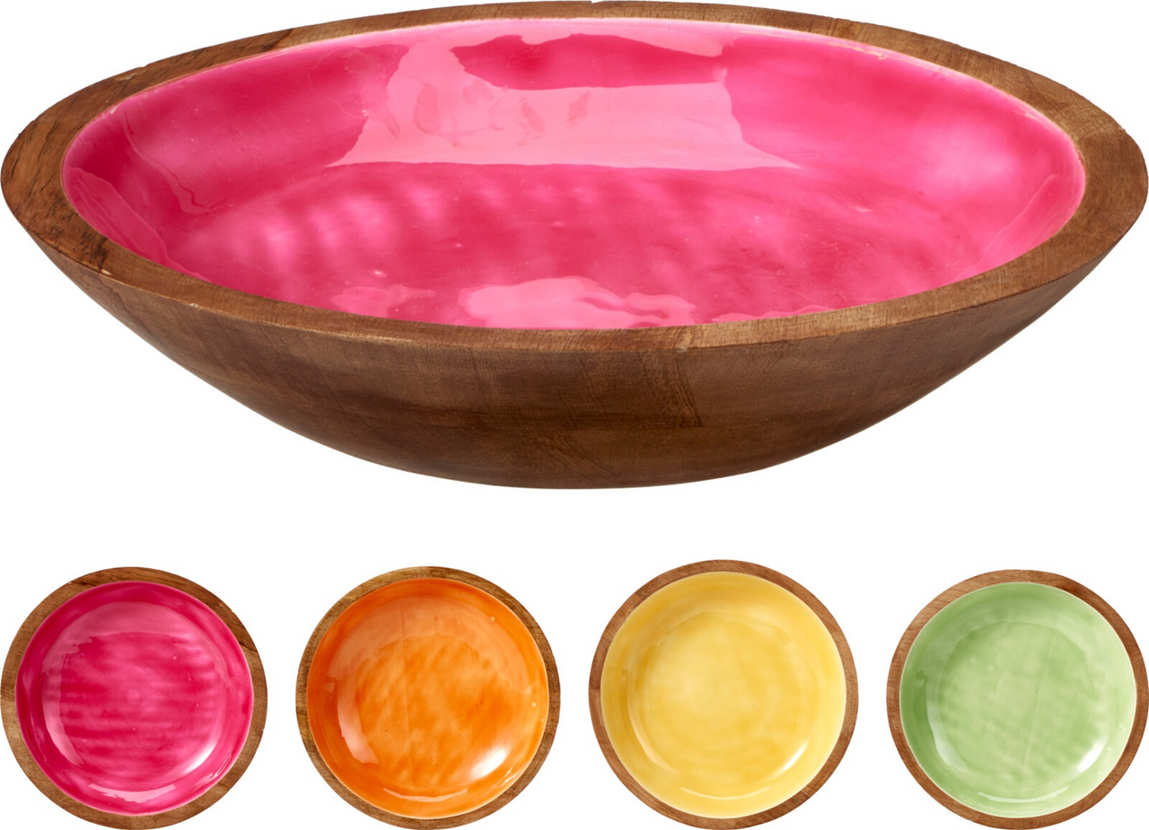 Miska mango 30 cm barevná 4ASS 1 ks