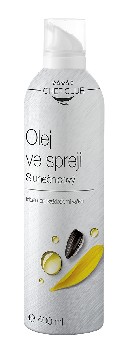 CHEF CLUB Slunečnicový olej sprej 400 ml