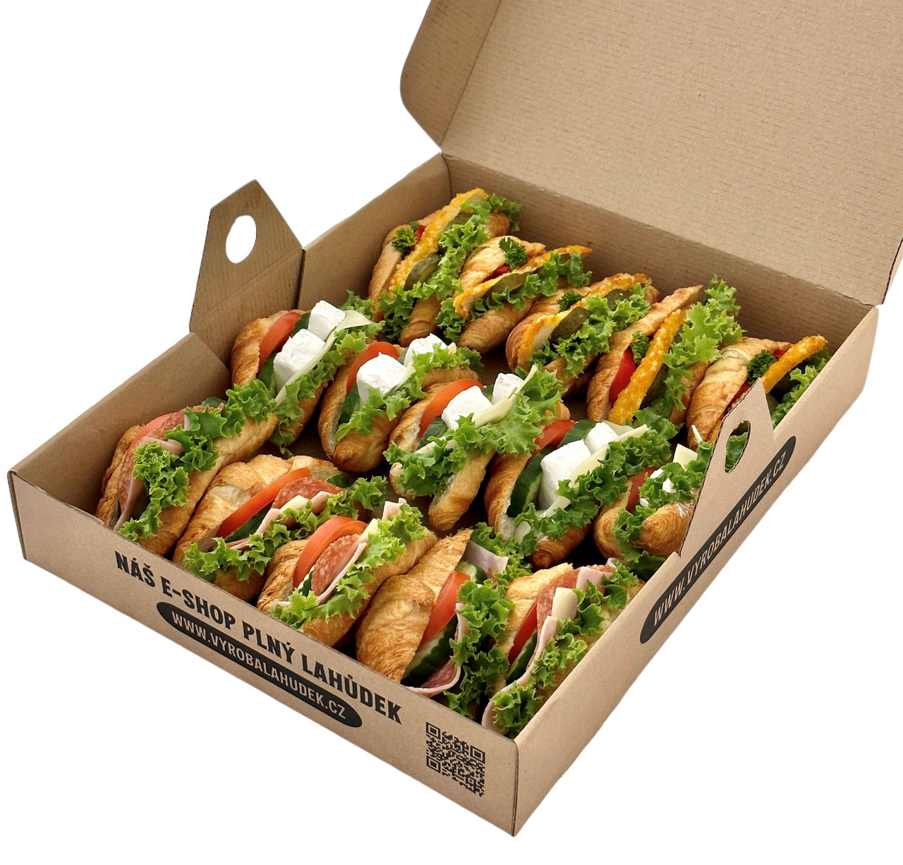 Box s minicroissanty Mix chlaz. 800 g