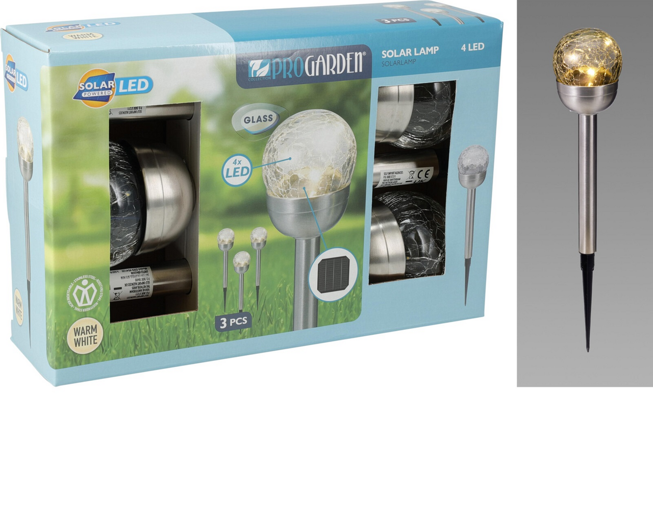 Solární světla set 3 ks