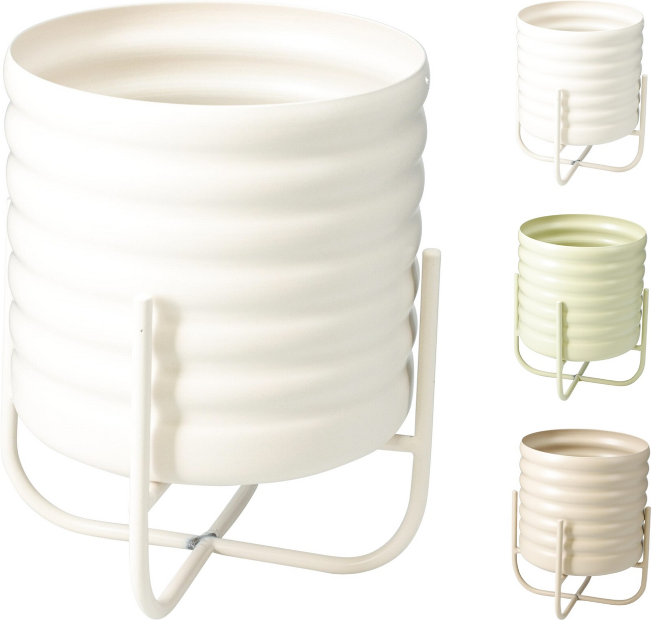 Květináč na stojánku 17,5 cm 3ASS 1 ks