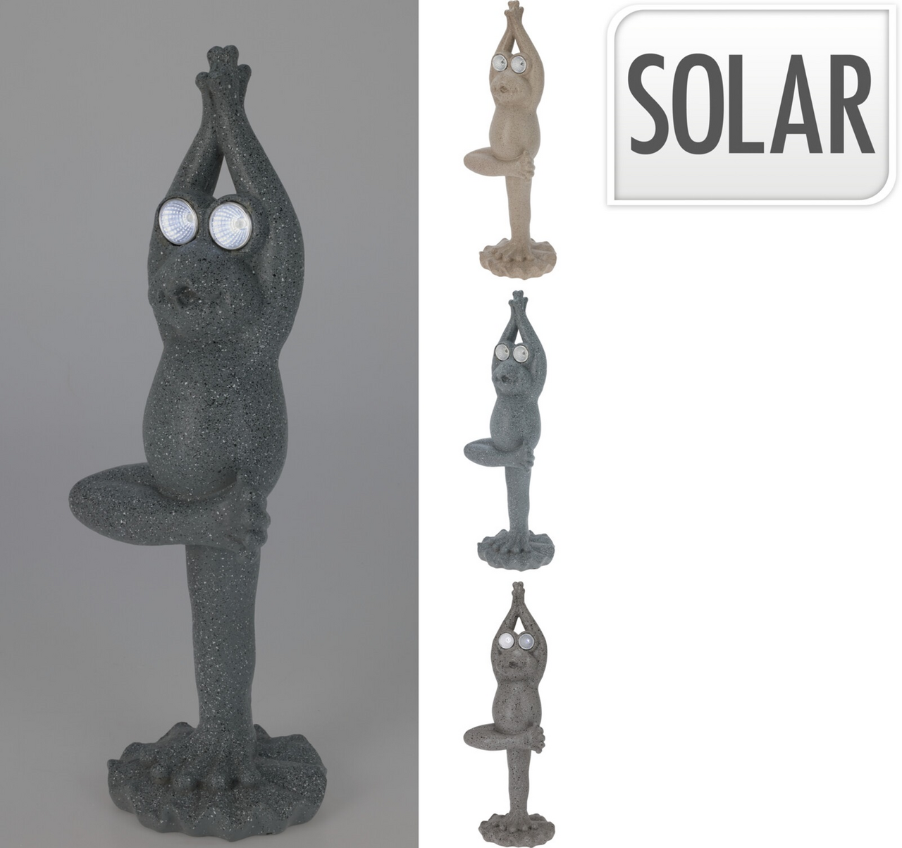 Žába solární 40 cm 4ASS 1 ks