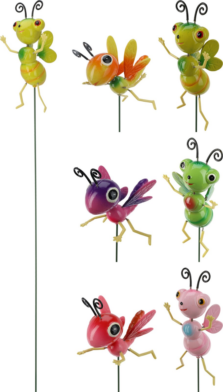 Dekorace zápich hmyz 3ASS 1 ks