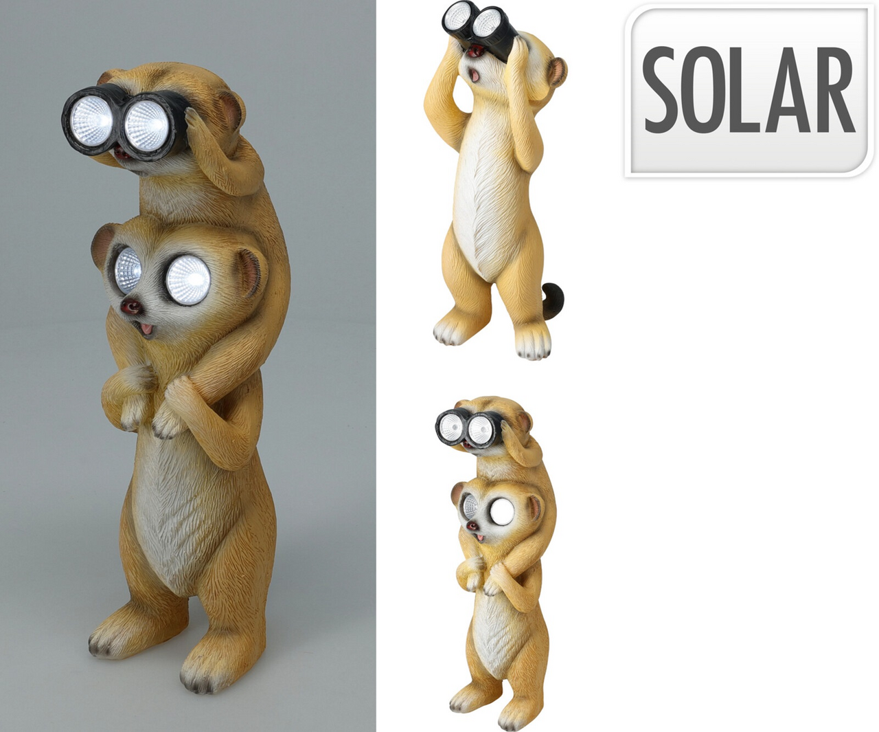 Solární surikata 28 cm 2ASS 1 ks