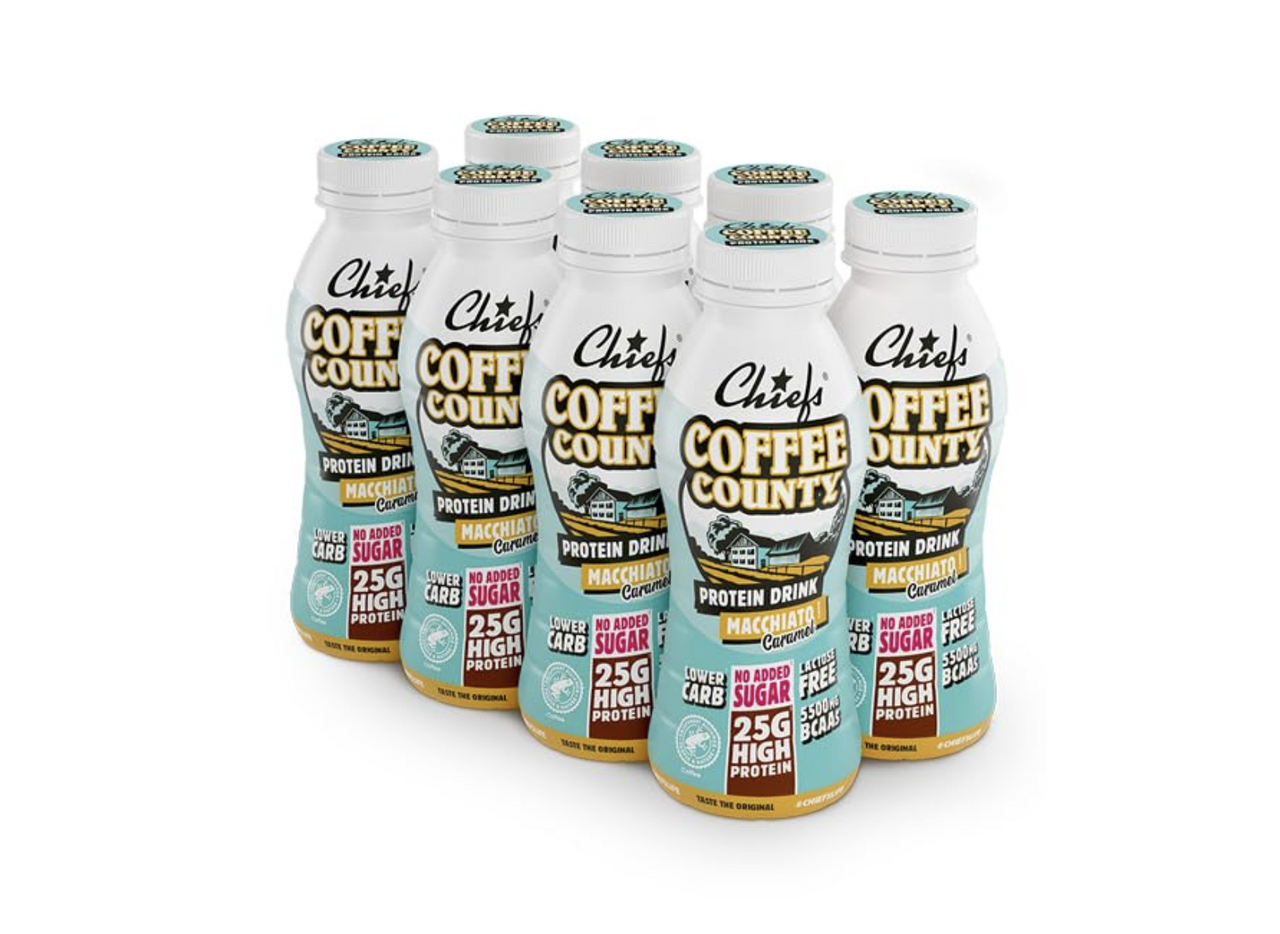 Chiefs Nápoj Protein Coffe 8 x 330 ml