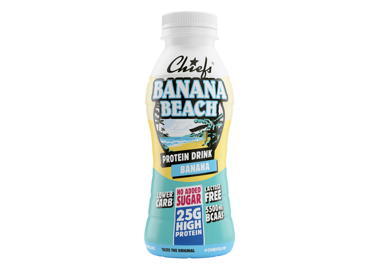 Chiefs Nápoj Protein Banana Beach 330 ml