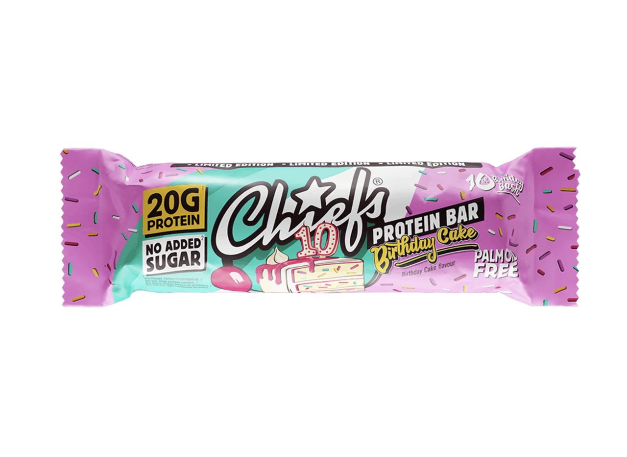 Chiefs Tyčinka Protein Birthday Cake 55 g