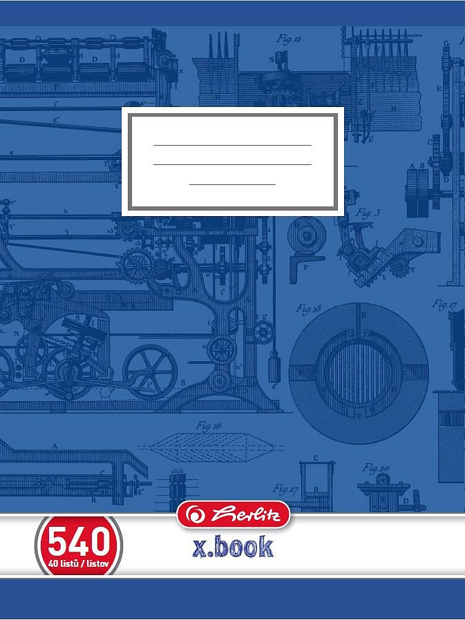 SEŠIT 540 BEZDŘEVÝ,ČISTÝ