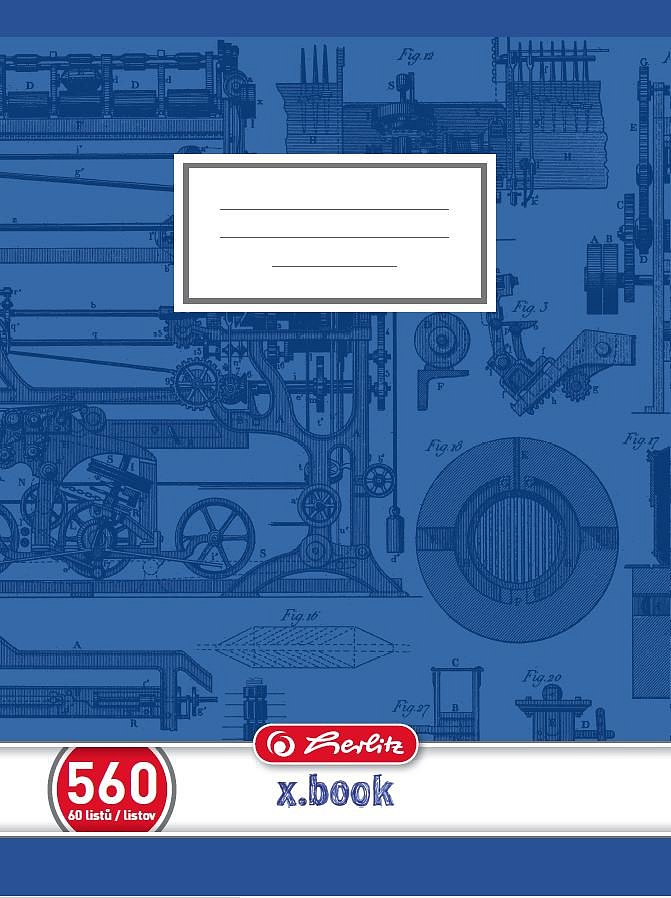 SEŠIT 560 BEZDŘEVÝ,ČISTÝ