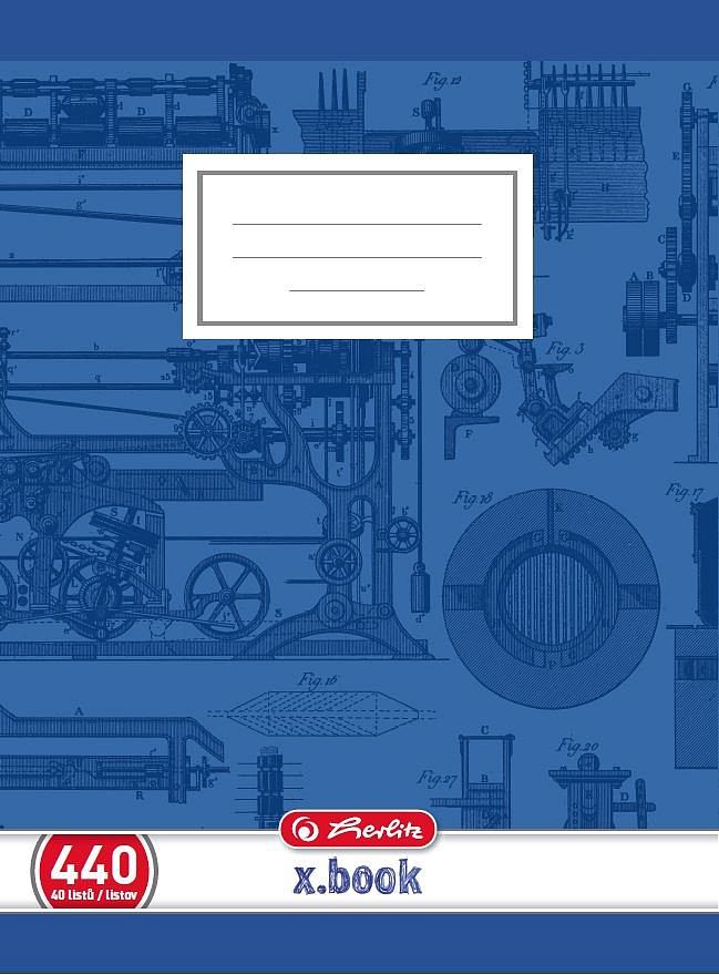 SEŠIT 440 BEZDŘEVÝ,ČISTÝ