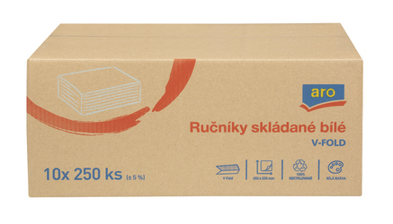 ARO ZZ RUČ.1VR BÍLÝ 10X250KS