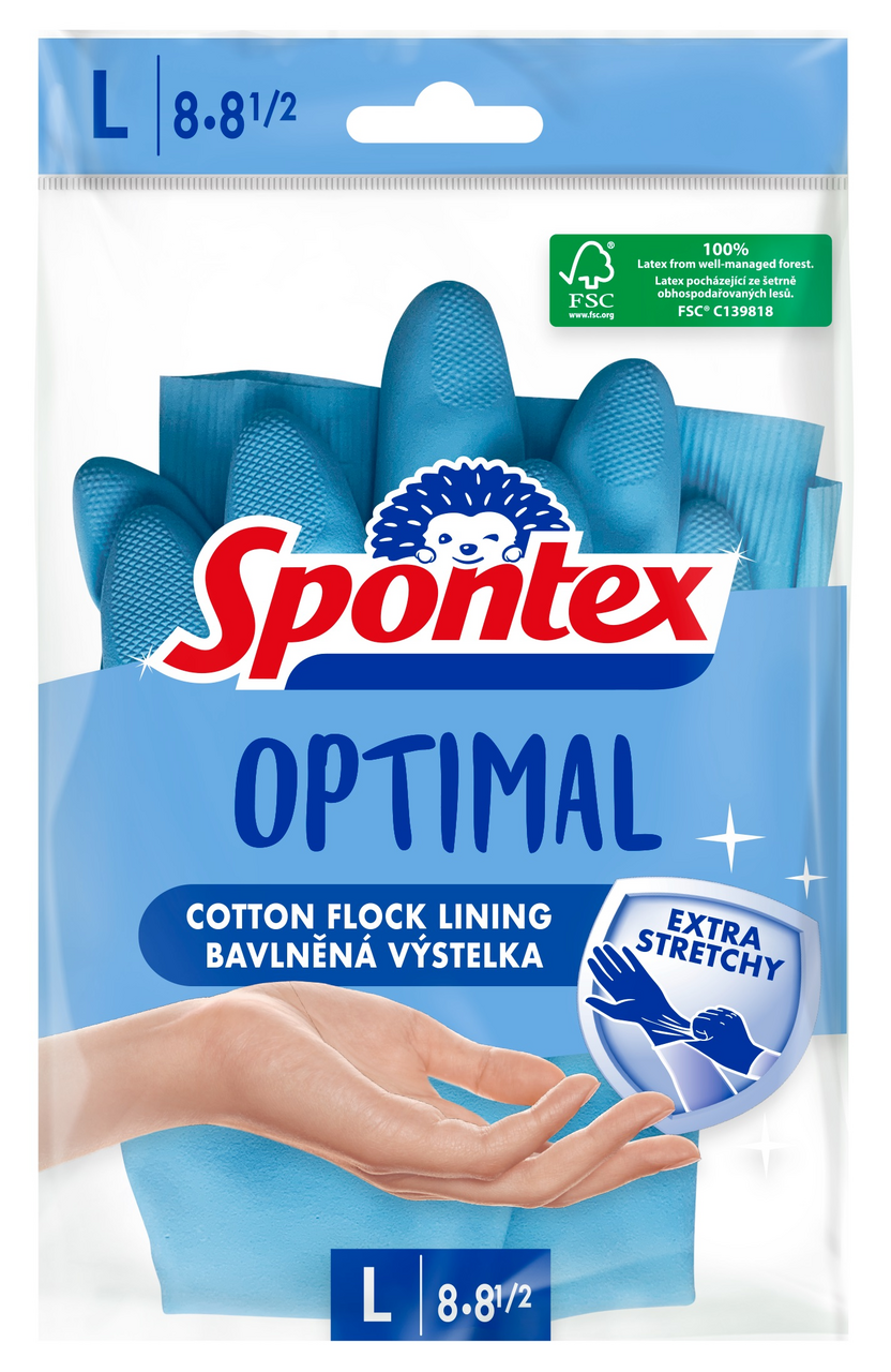 Spontex Optimal rukavice vel. L 1 ks