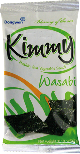 Kimmy Snack Řasa Wasabi 22 g