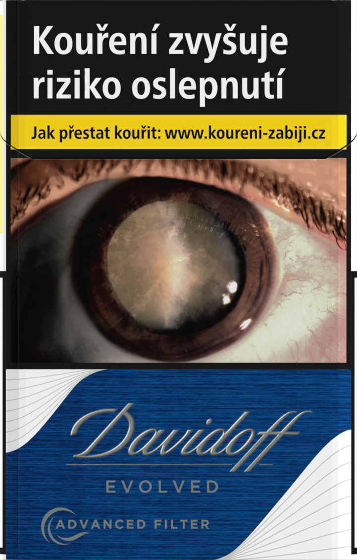 Davidoff Evolved Blue king size tvrdé bal. 10 krab. 20 ks kolek U 161 Kč VO cena