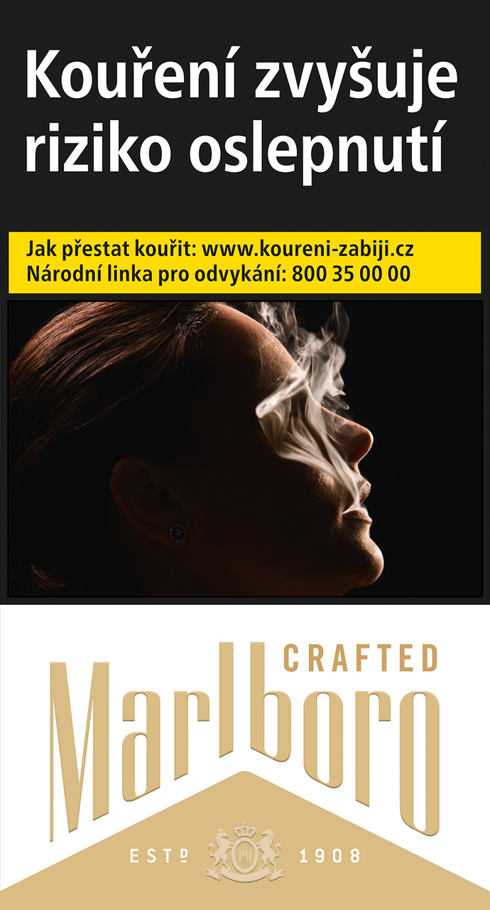 Marlboro Crafted Gold 100 dlouhé tvrdé bal. 10 krab. 20 ks kolek U 161 Kč VO cena