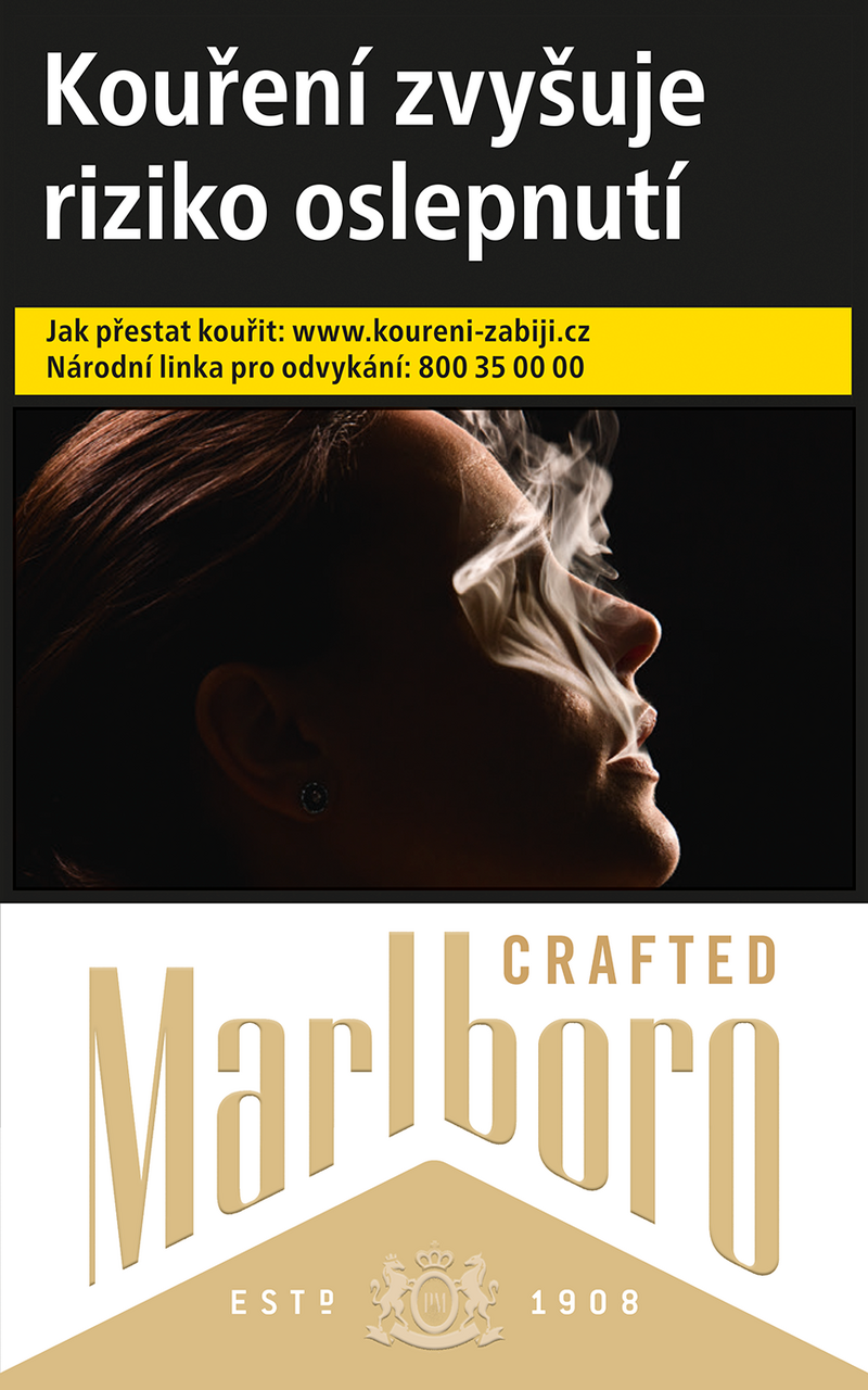 Marlboro Crafted Gold king size tvrdé bal. 10 krab. 20 ks kolek U 161 Kč VO cena