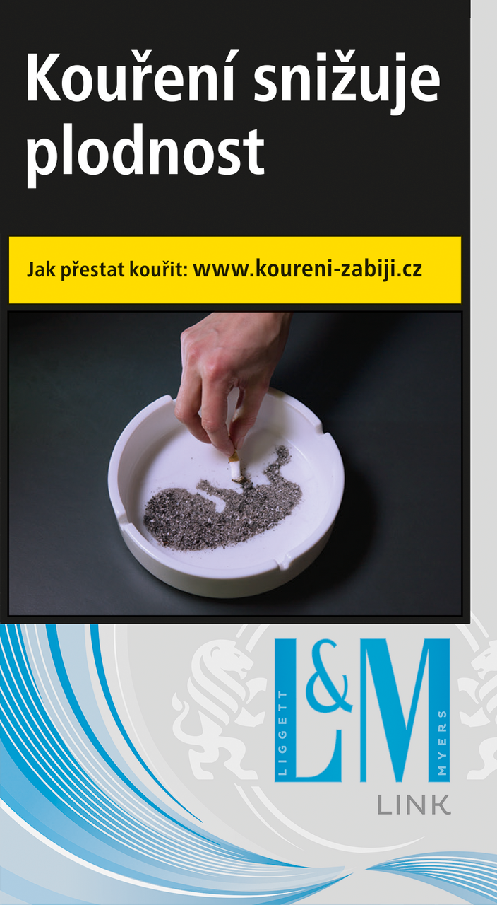 L&M Link Blue 100 SSL dlouhé tvrdé bal. 10 krab. 20 ks kolek U 162 Kč VO cena