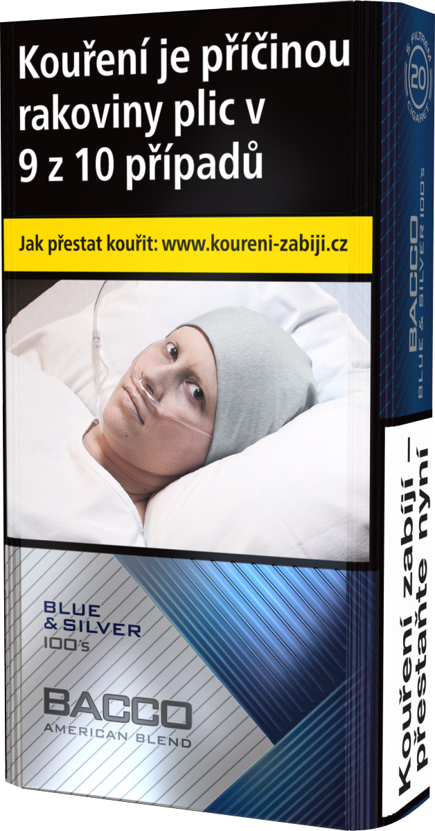 BACCO Blue & Silver Line 100 dlouhé tvrdé bal. 10 krab. 20 ks kolek U 149 Kč VO cena