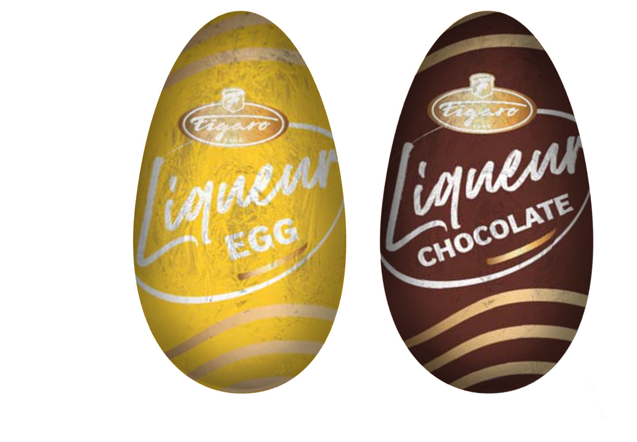 Vajíčka likérová vaječný a čokoládový 27,5 g