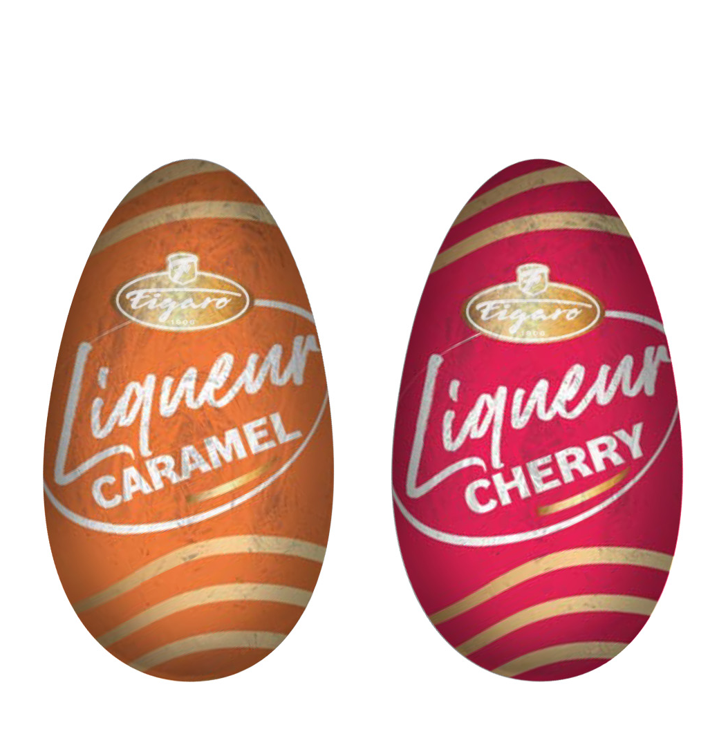 Vajíčka likérová čokoláda a karamel 27,5 g