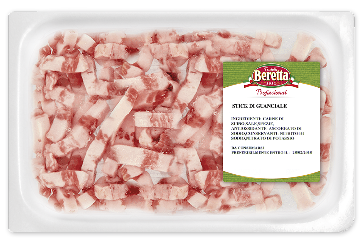 Guanciale nudličky chlaz. 1 kg