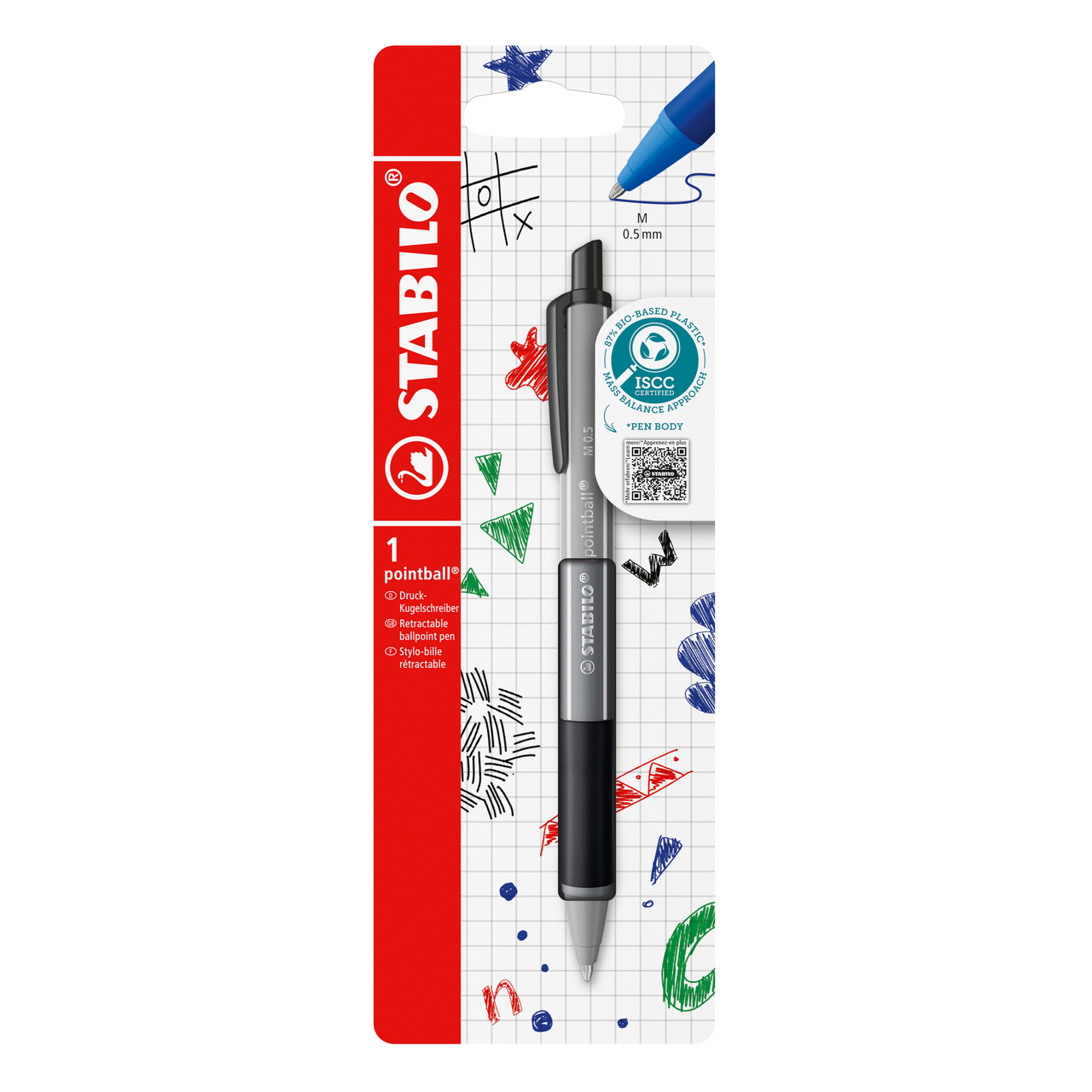 STABILO Kuličkové pero Pointball černá 1 ks