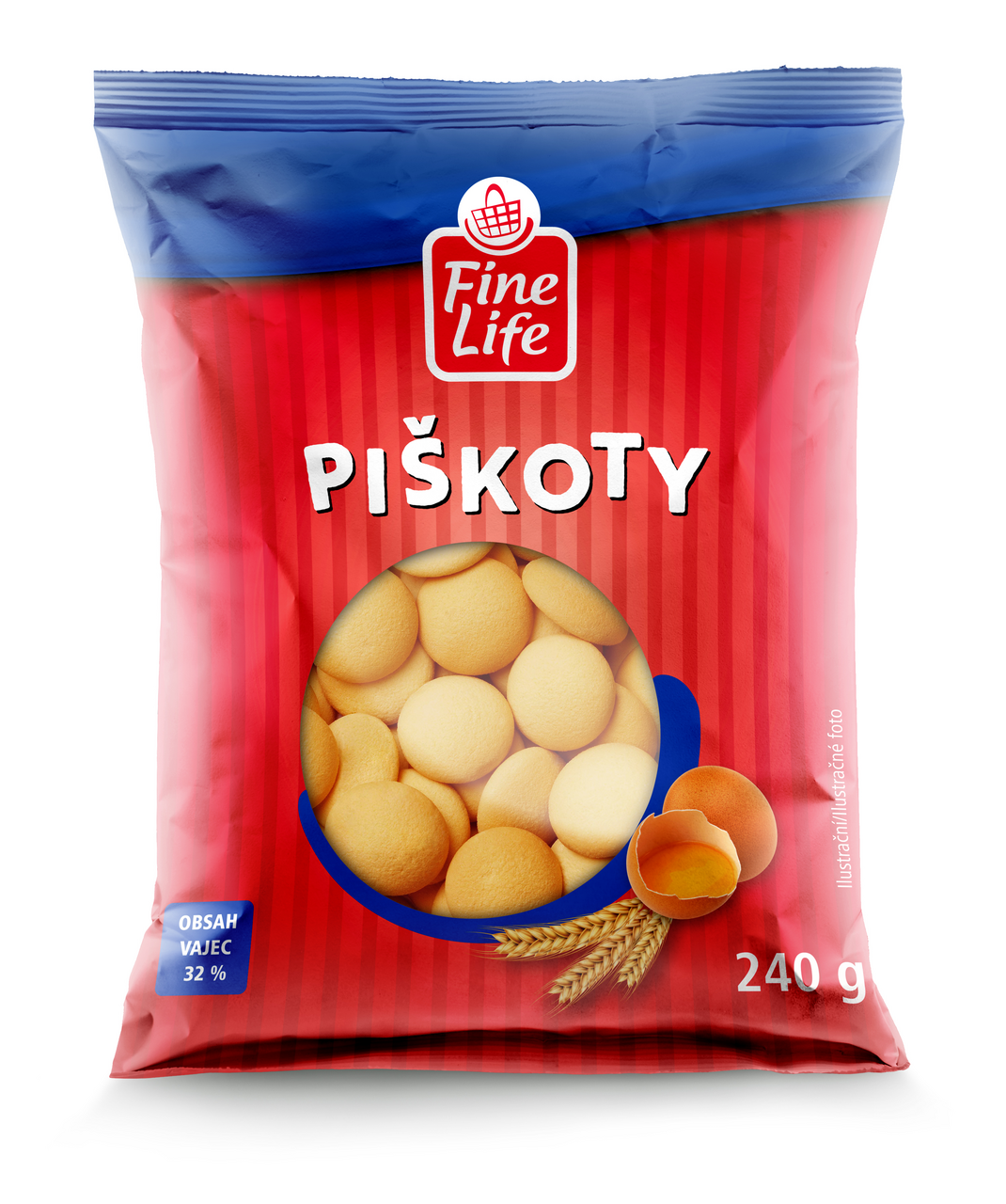 Fine Life Piškoty 10 x 240 g