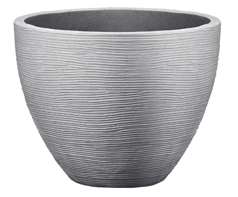 Obal na květník TROPEA 40 x 30 cm tmavě šedý 1 ks