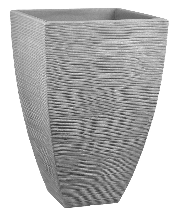 Obal na květník TROPEA 40 x 40 x 60 cm tmavě šedý 1 ks 