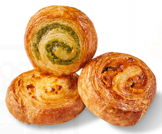 Bridor Mix slaných šneků (225 ks) mraž. 7500 g