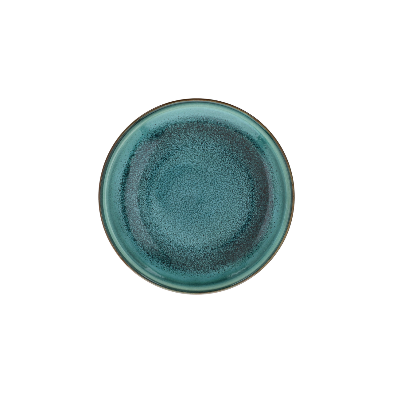 Talíř mělký PETRA 26 cm porcelán tyrkysový 1 ks