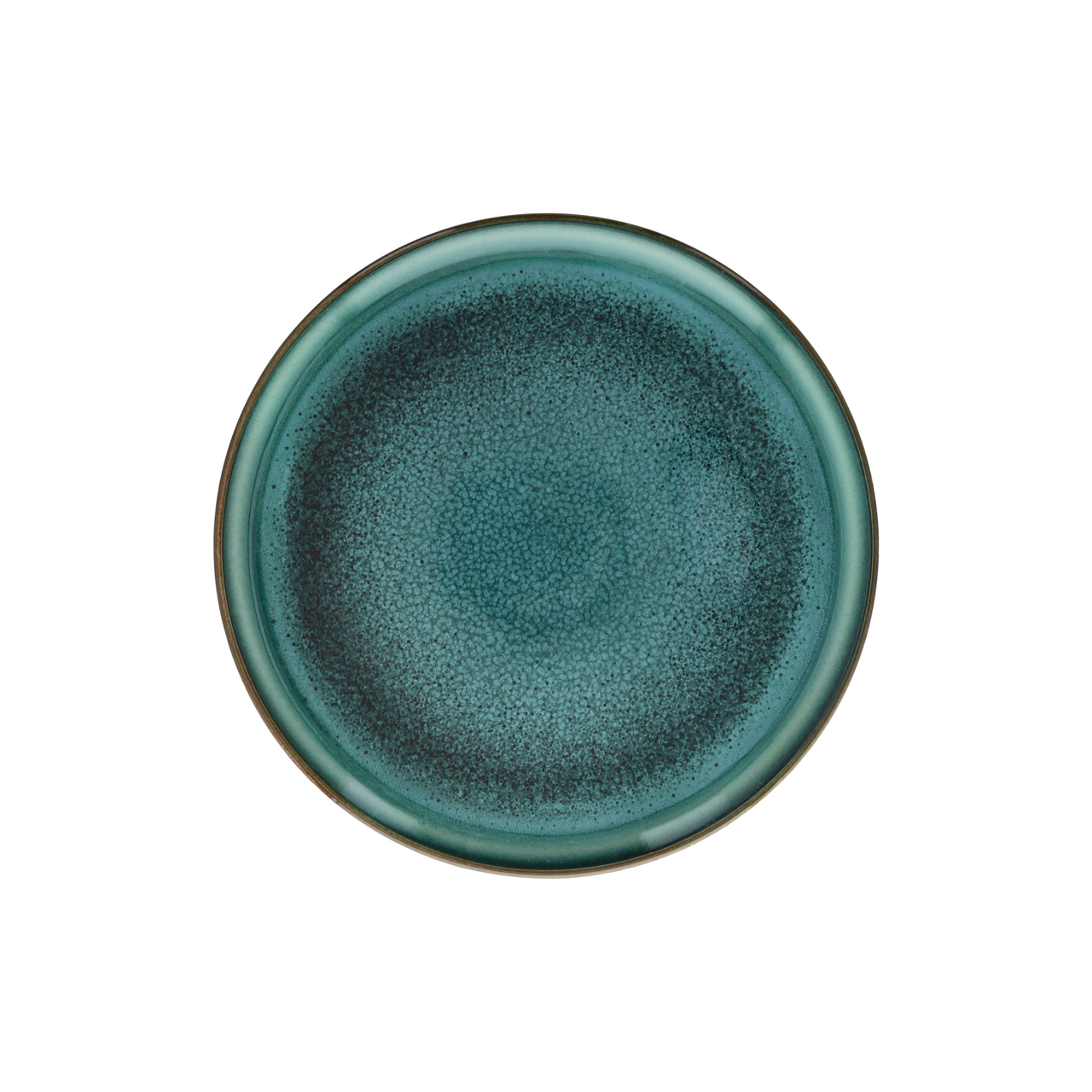 Talíř pizza PETRA 33 cm porcelán tyrkysový 1 ks