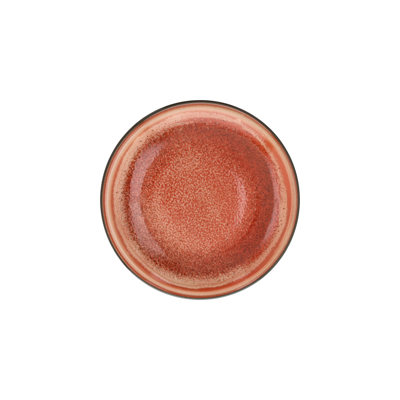 Talíř mělký PETRA 26 cm porcelán oranžový 1 ks