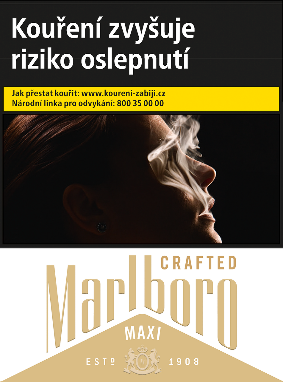Marlboro Crafted Gold Bom king size tvrdé bal. 8 krab. 29 ks kolek U 223 Kč VO cena