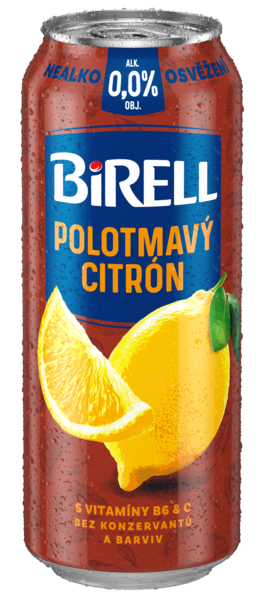 BIRELL Polotmavý citrón 6 x 500 ml plech multipack