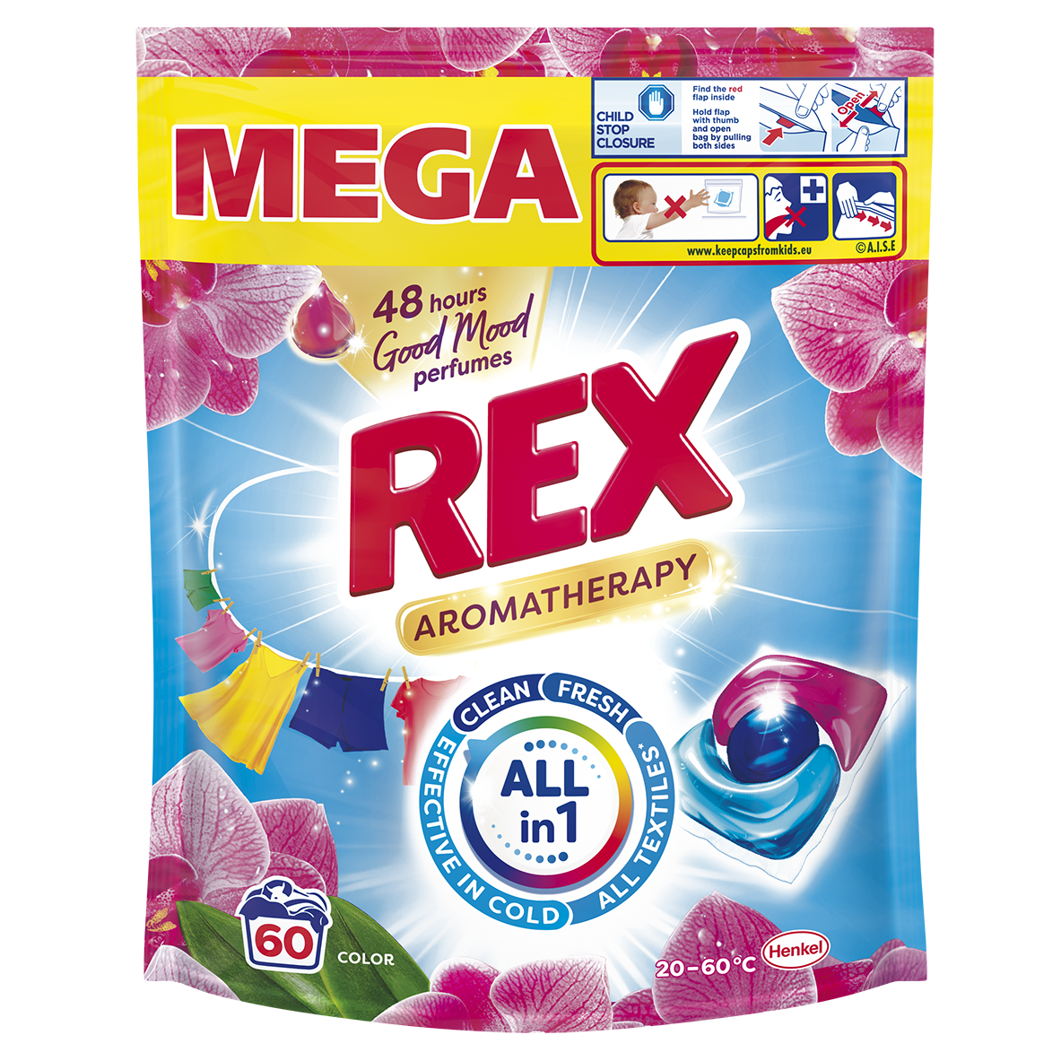 REX CAPS AT ORCHID COLOR 60WL